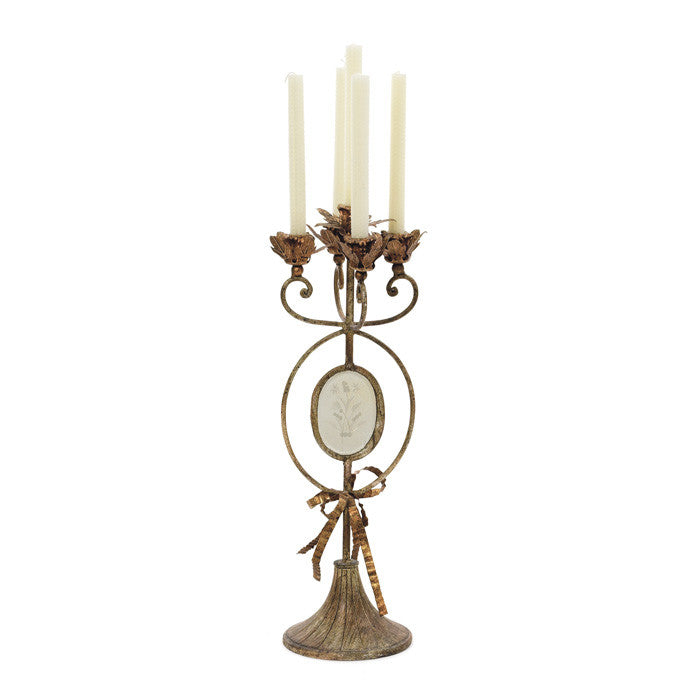 Antiqued Candelabra