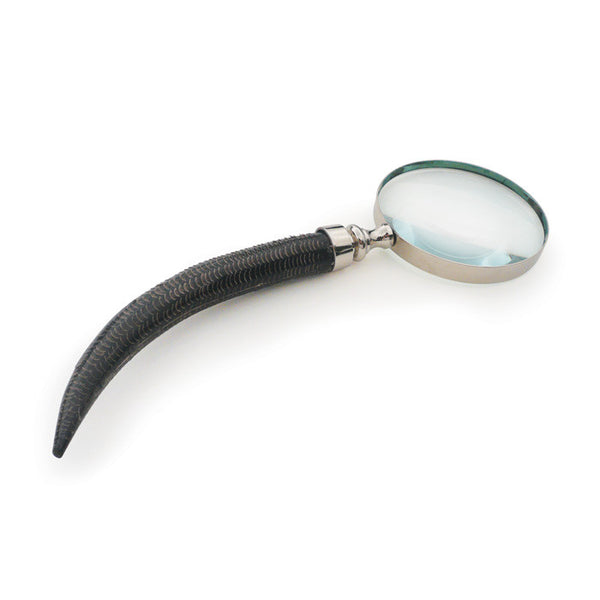 Textured Curved Handle Magnifying Glass