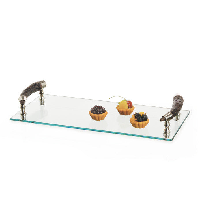 Bark Handle Serving Tray