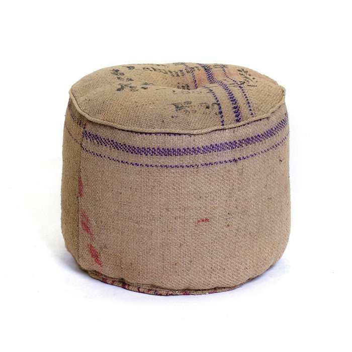 Vintage Sack Ottoman