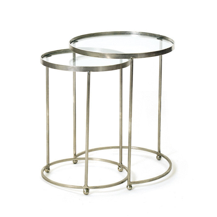 Set of Two Circle Nesting Tables