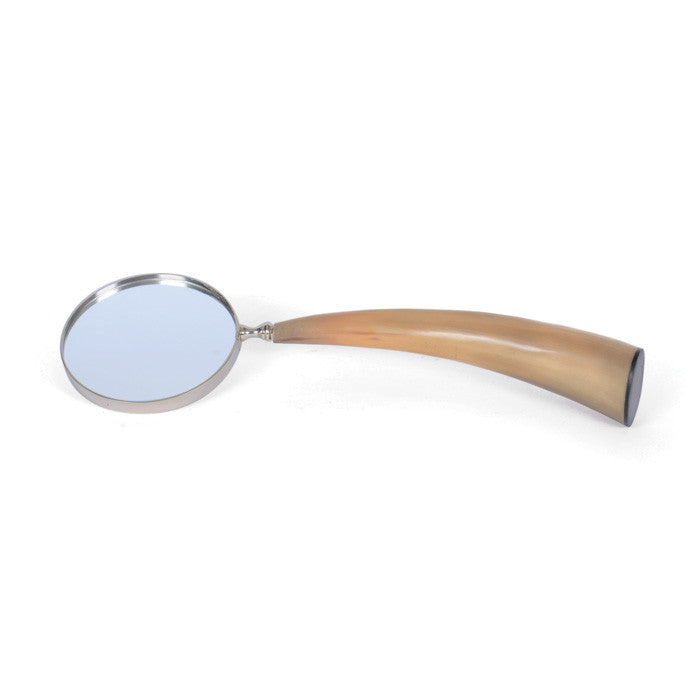 Horn Handle Double-Sided Mirror