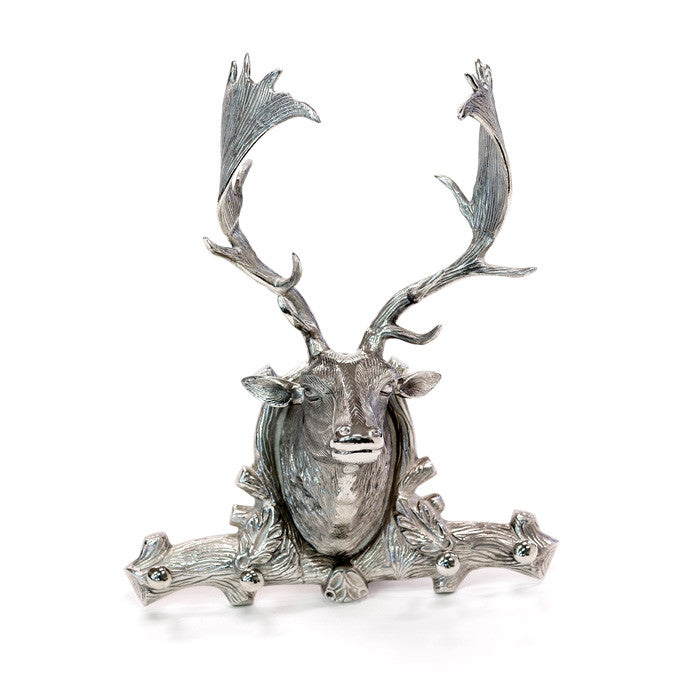 Cabin Deer Head With Hooks