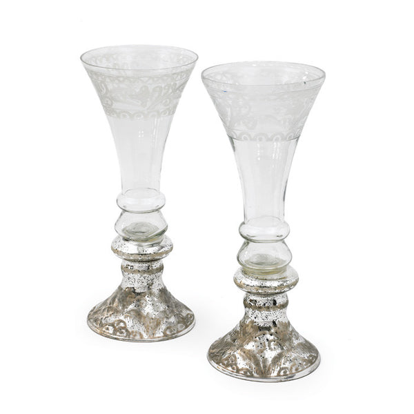 Pair of Medium Champagne Vases