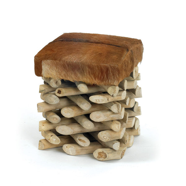 Log Cabin Stool