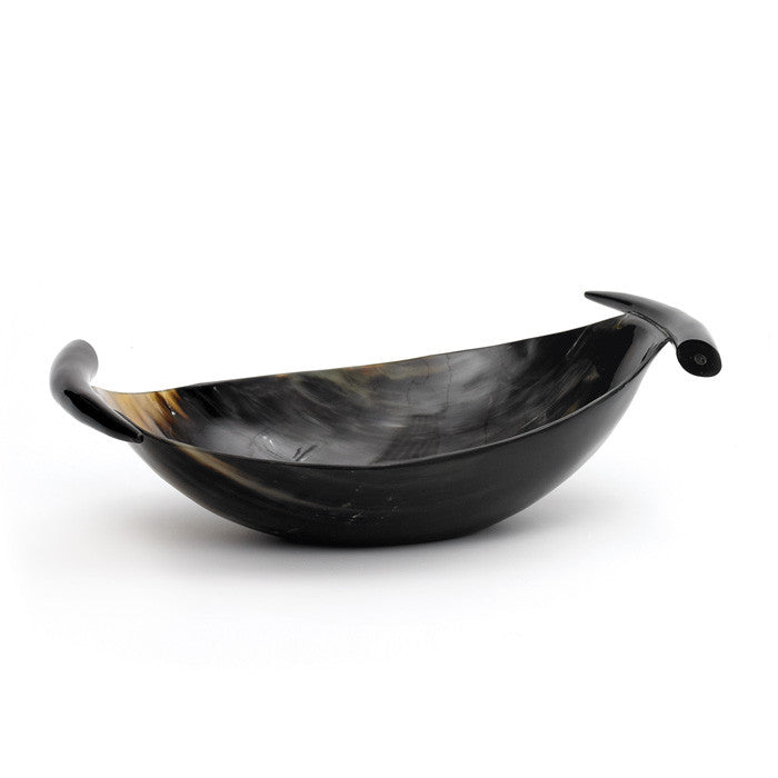 Horn Bowl With Handles