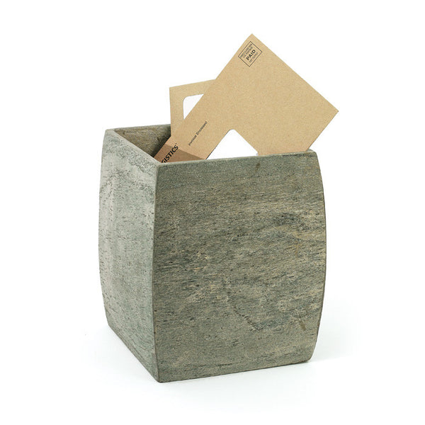 Slate Waste Basket