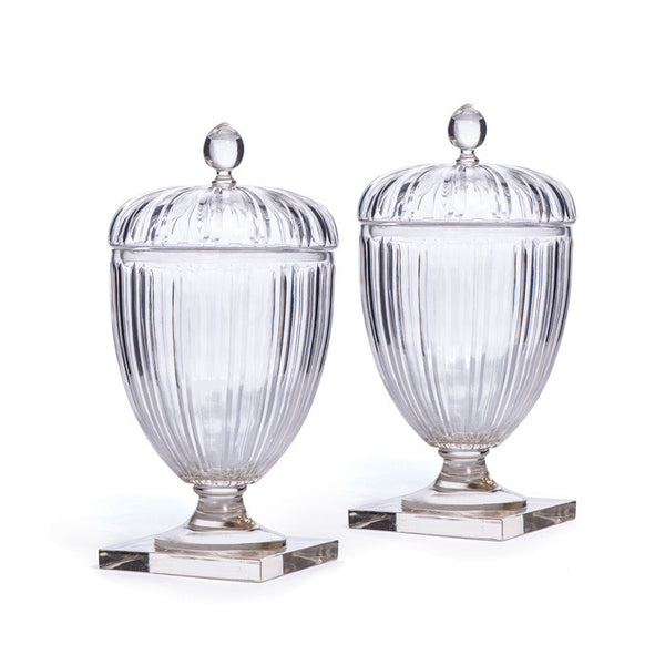 Franz Ripple Pair Of Jars