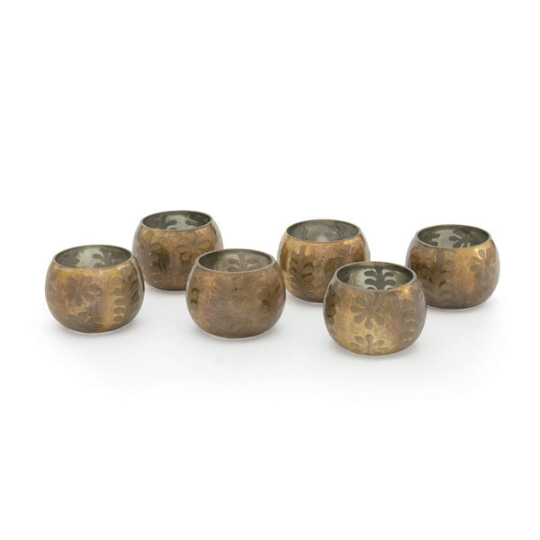 Set of Six Collins Votives