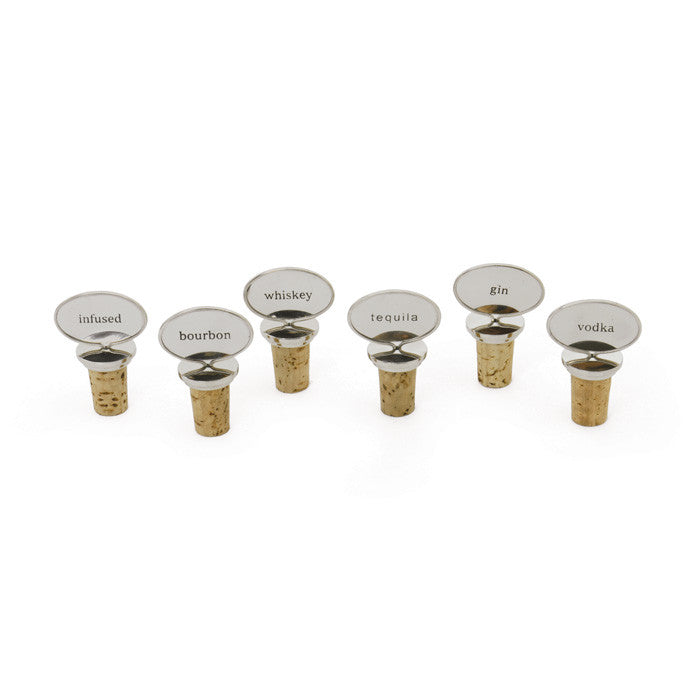 Set of Six Belfort Bottle Stoppers