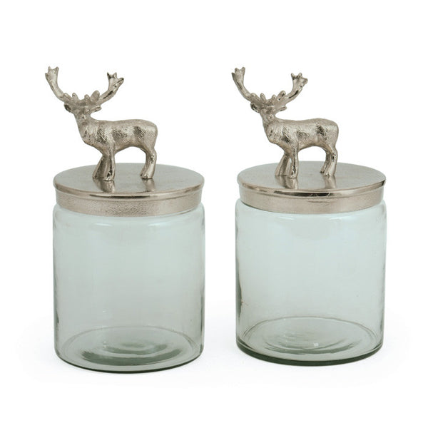 Pair Of Bambee Jars